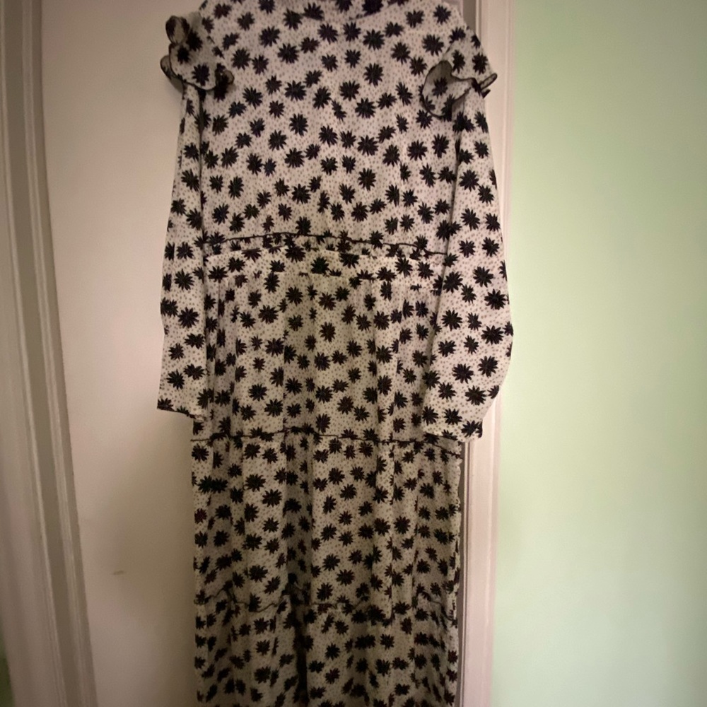 ASOS Black and White Floral Dress